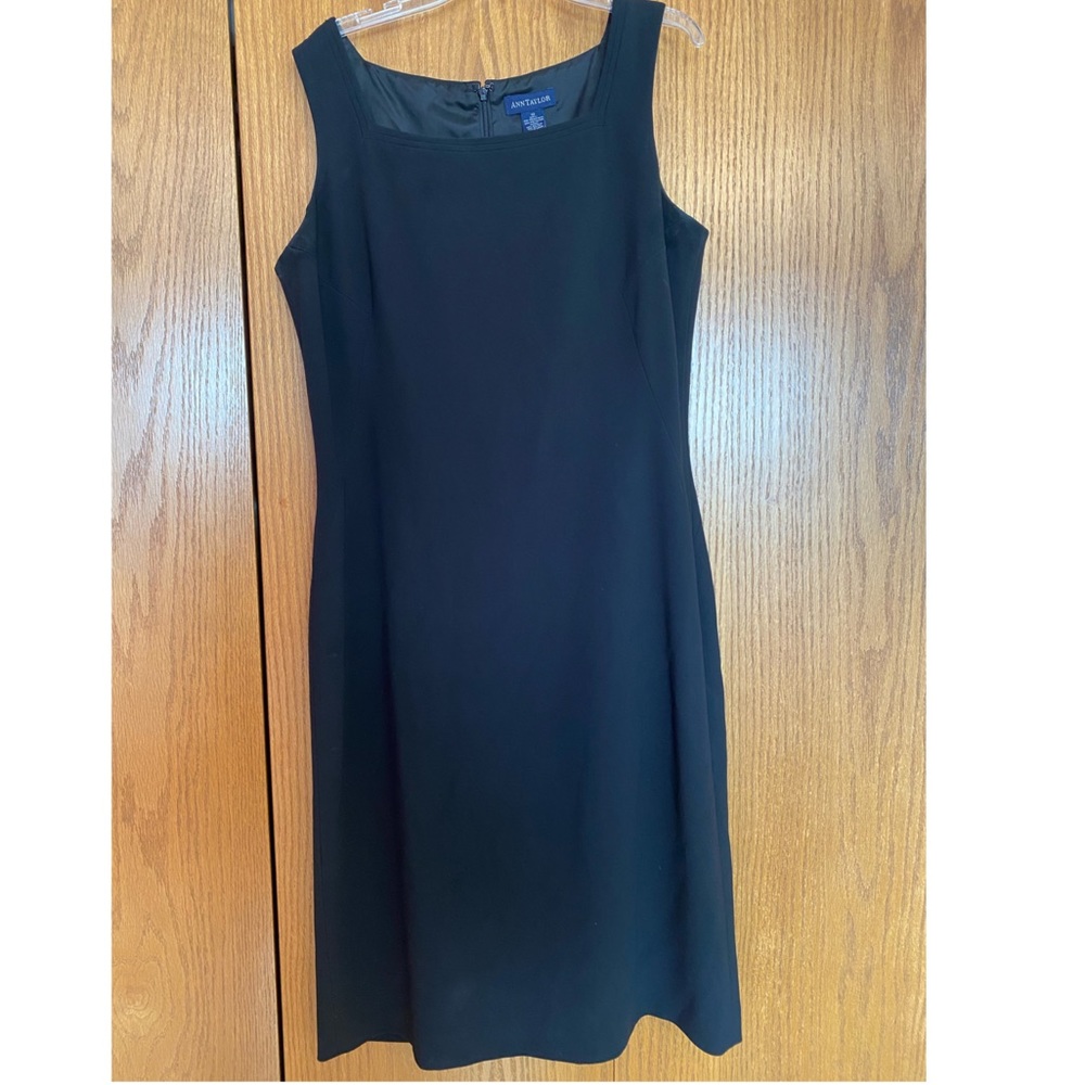 Ann Taylor Black Shift Dress